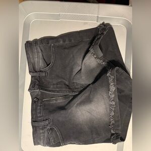 Kendall & Kylie Charcoal Jean Shorts